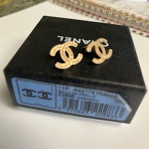 CHANEL classic CC earrings